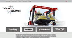 Desktop Screenshot of frisianindustries.com
